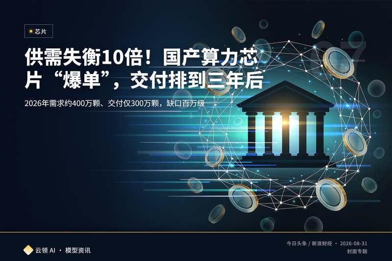 供需失衡10倍！国产算力芯片“爆单”，交付排到三年后
