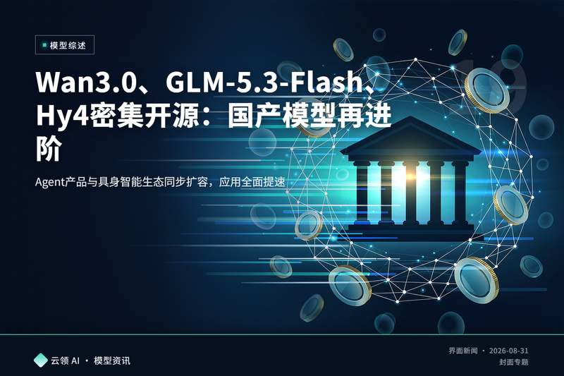 Wan3.0、GLM-5.3-Flash、Hy4密集开源：国产模型再进阶